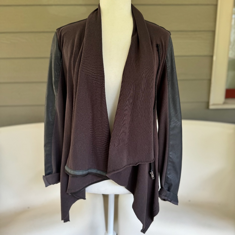 BlankNYC Moto Leather Jacket, Medium